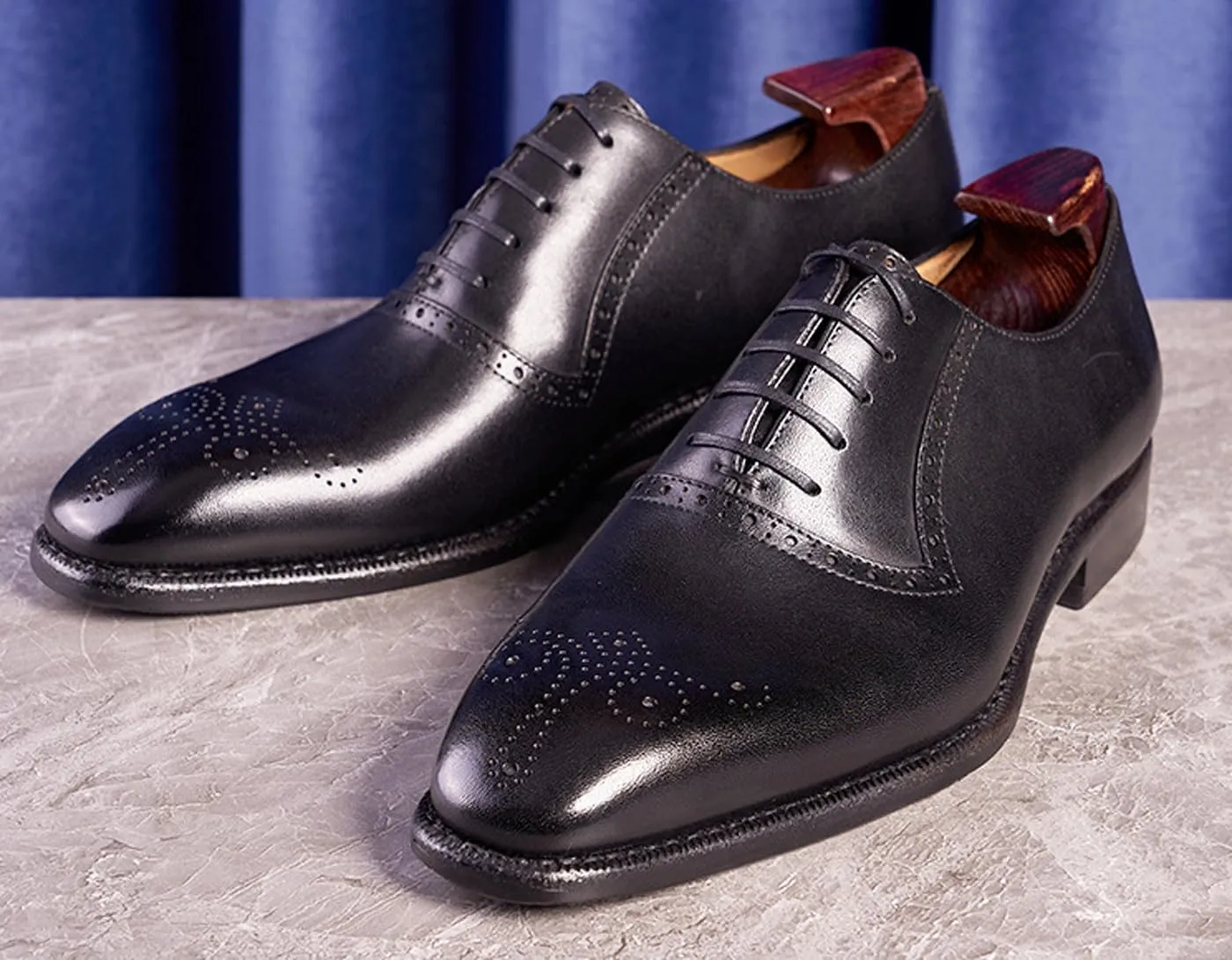 Mens Formal Dress Oxfords Suit Shoes Genunie Leather Brogues Oxfords Fashion Prom Wedding Business Causal Derby Comfortable Tuxedo Shoes for Men