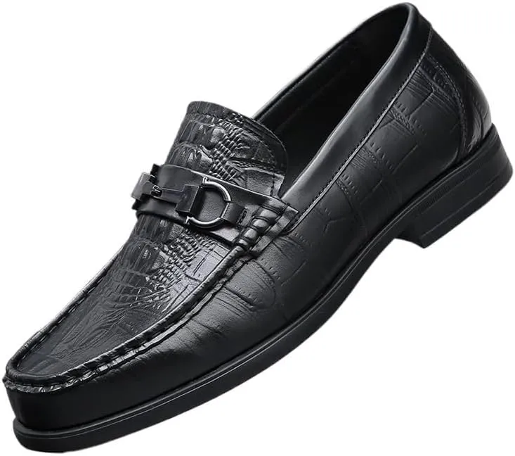 Men's Leather Formal Wedding Dress Shoes Mens Business Casual Fashion Oxfords Wingtip Brogue for Men