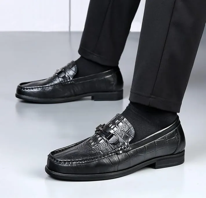 Men's Leather Formal Wedding Dress Shoes Mens Business Casual Fashion Oxfords Wingtip Brogue for Men
