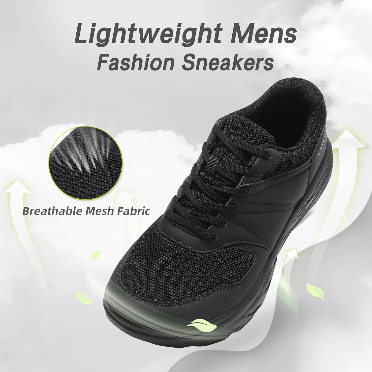 Men's Orthopedic Diabetic Wide Walking Shoes: Comfortable Arch Support Plantar Fasciitis Sports Running Sneakers, Casual Swollen Bunion Work Tennis Shoes for Foot and Heel Pain Relief