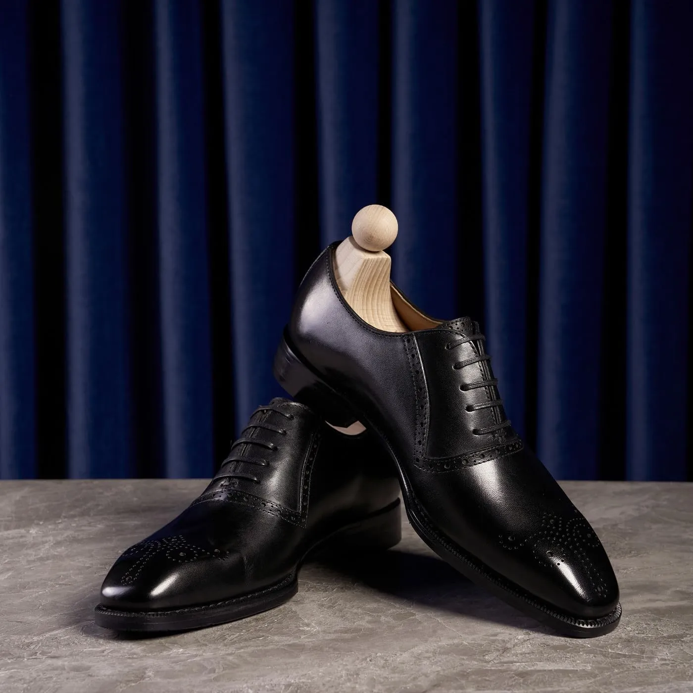 Mens Oxfords Dress Formal Shoes Genunie Leather Modern Brogues Oxford Fashion Business Casual Derby Prom Wedding Suit Shoes Tuxedo Shoes for Men