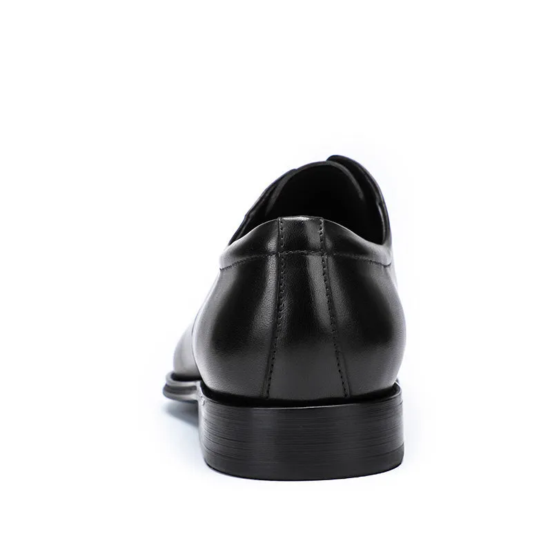 Men's Pointed-Toe Derby Shoes Sleek Style