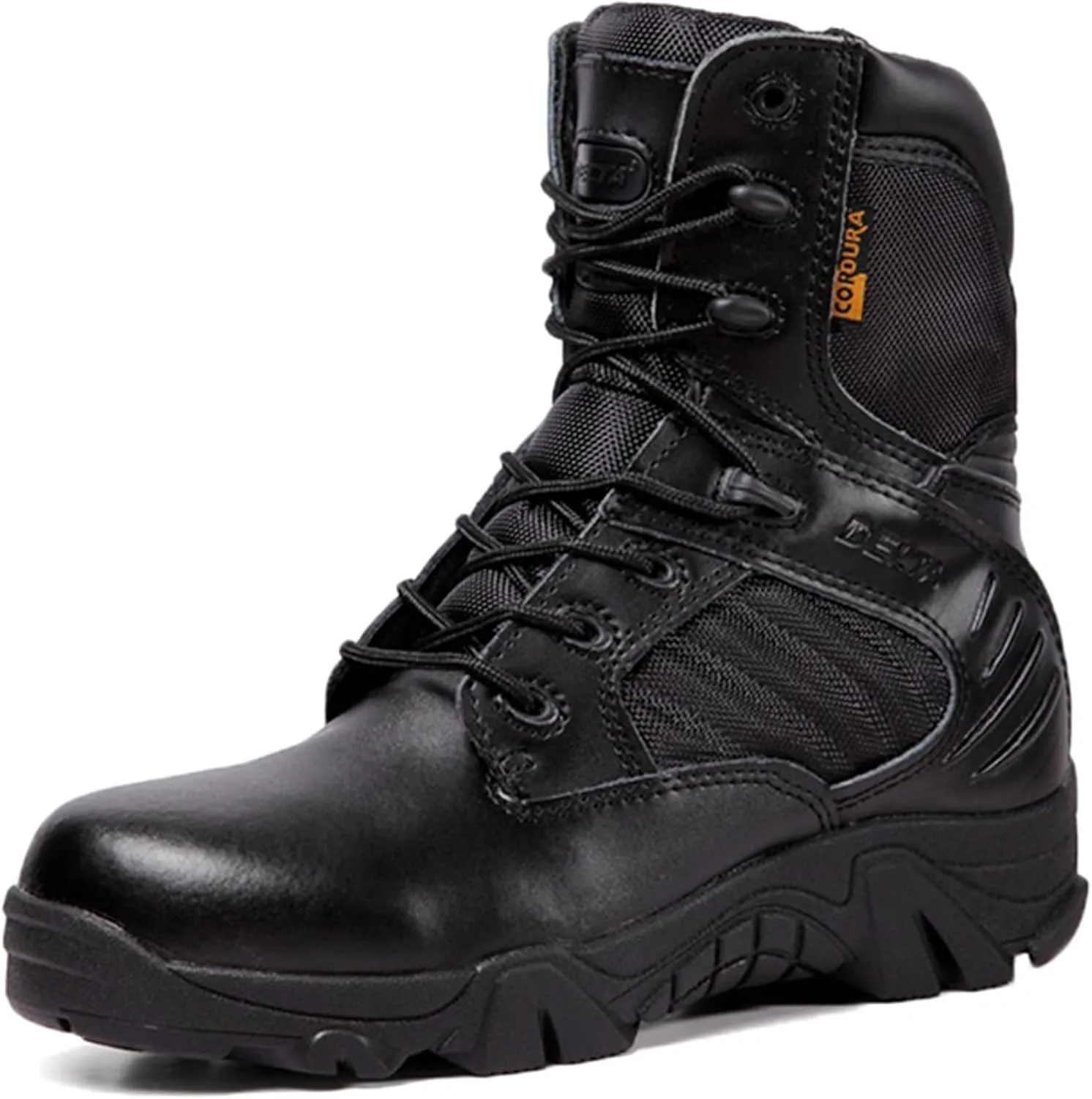 Men's Waterproof Walking Boots Outdoor High Trekking Backpacking Travel ​Camping Shoe Black-EU45/US11