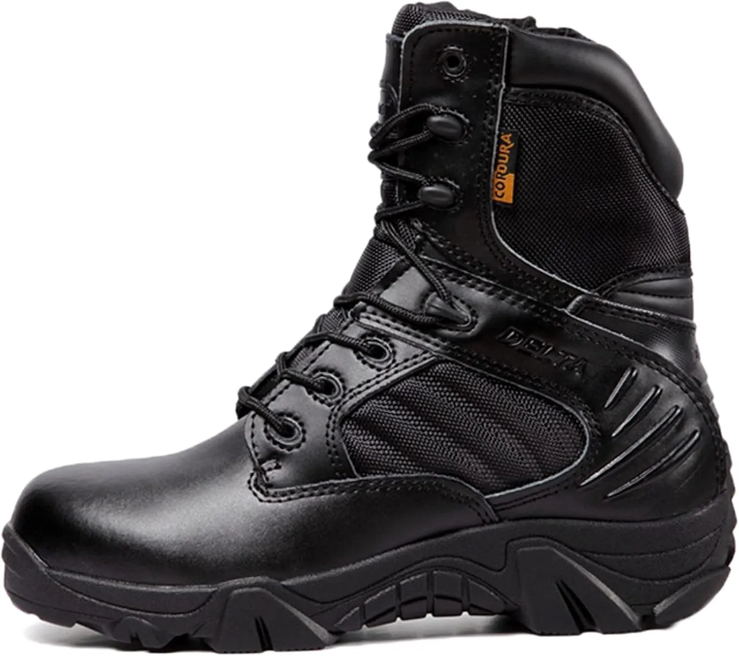 Men's Waterproof Walking Boots Outdoor High Trekking Backpacking Travel ​Camping Shoe Black-EU45/US11