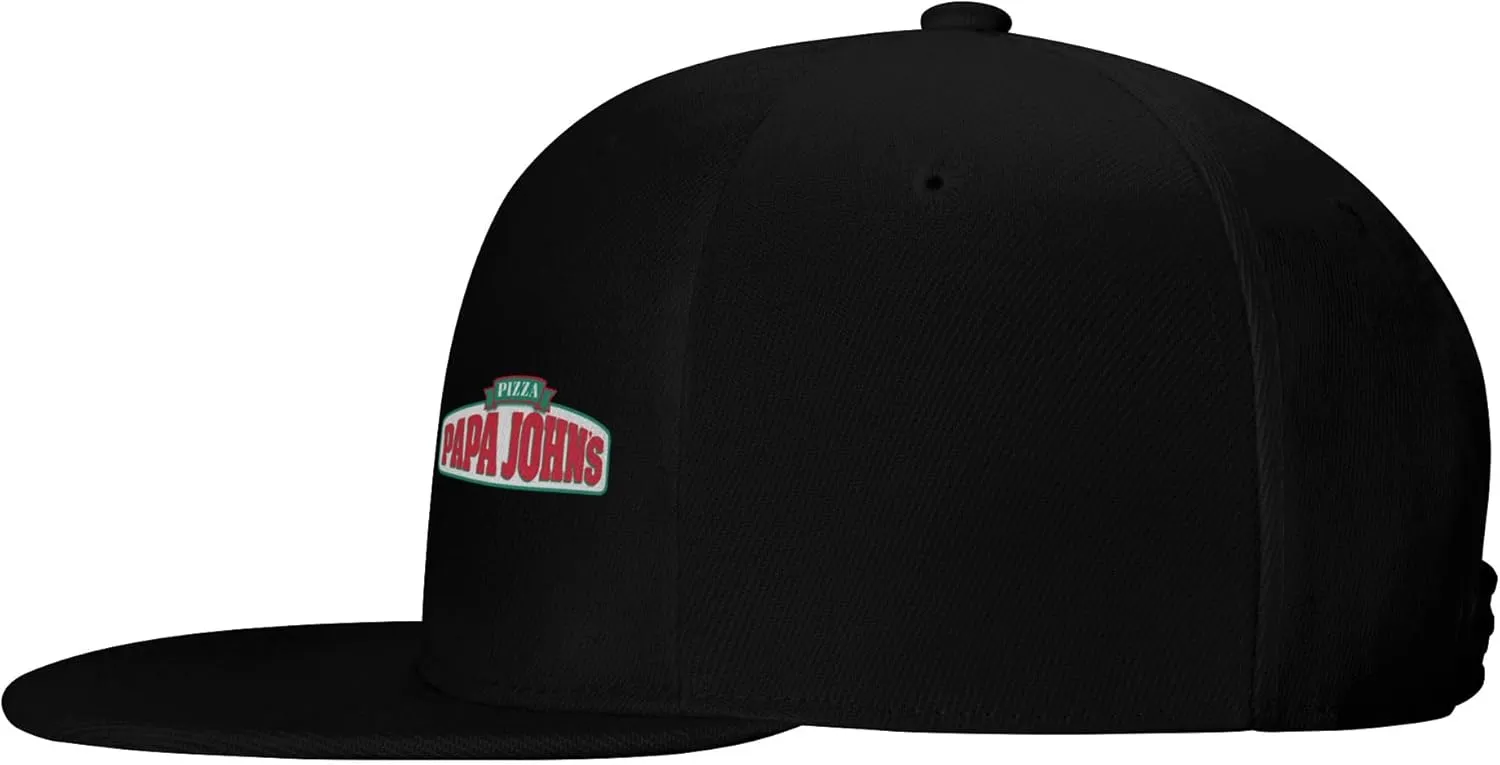 Men's Women's Logo Snapback Baseball Caps Adjustable Flat Bill Brim Caps Work Hat for Adult Unisex Women Men