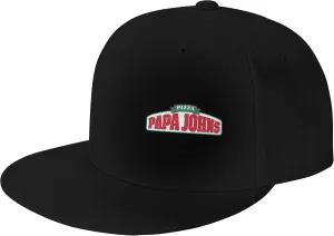 Men's Women's Logo Snapback Baseball Caps Adjustable Flat Bill Brim Caps Work Hat for Adult Unisex Women Men
