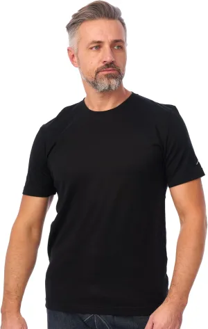 Merino Wool T-Shirt Mens - Short Sleeve Merino Wool Shirts for Men Sport Lightweight Thermal Base Layer Hiking Tshirt
