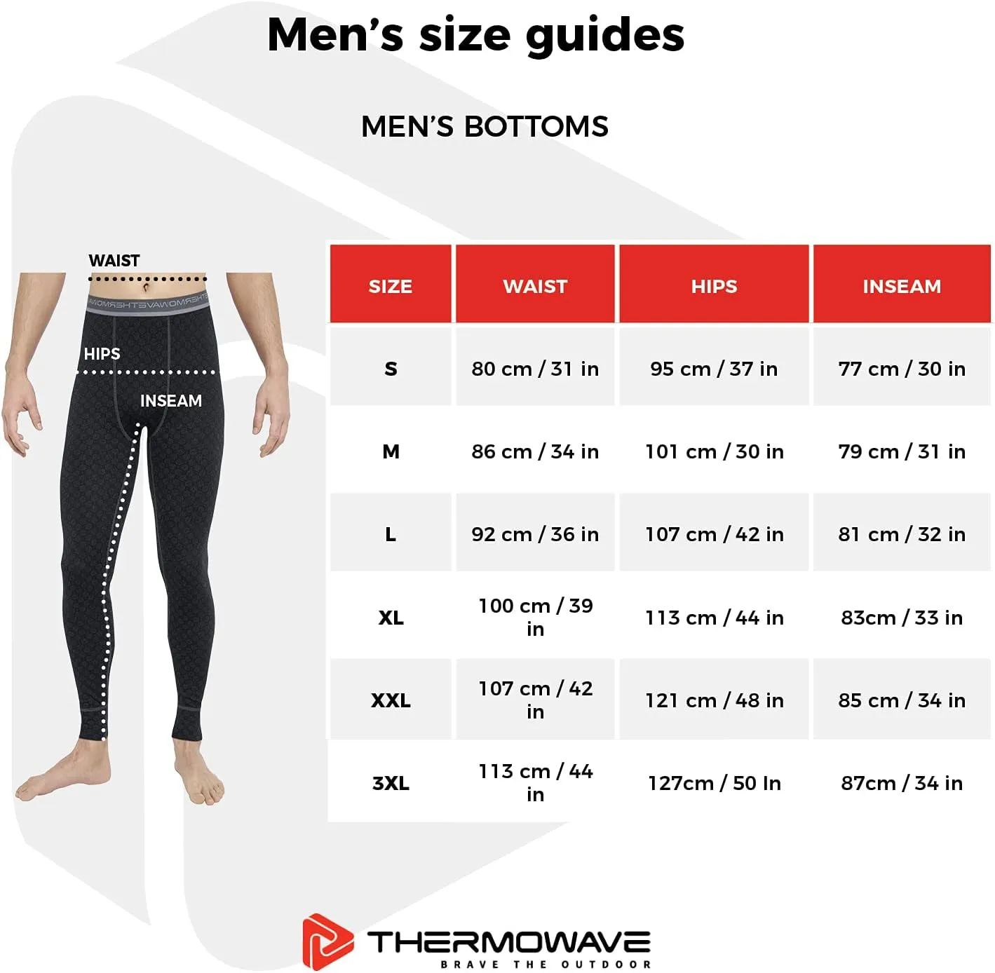 Merino Xtreme Men’s Performance Base Layer Long John Pants 220 GSM