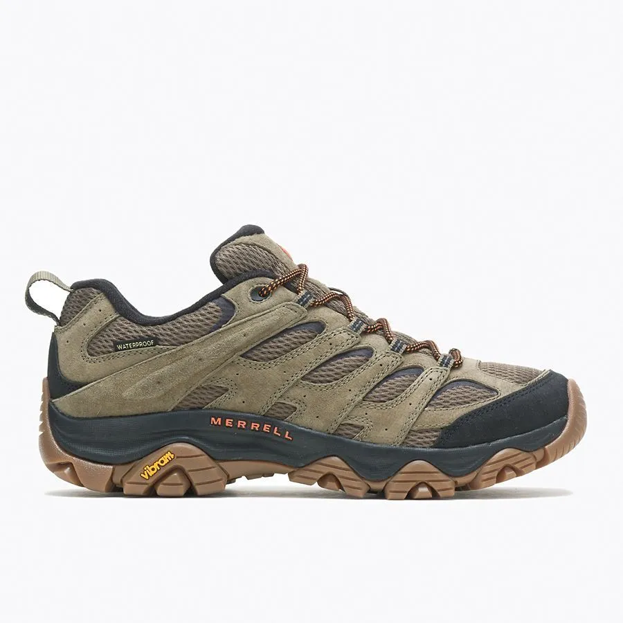 Merrell Men's Moab 3 Waterproof Olive Gum Rubber J036553