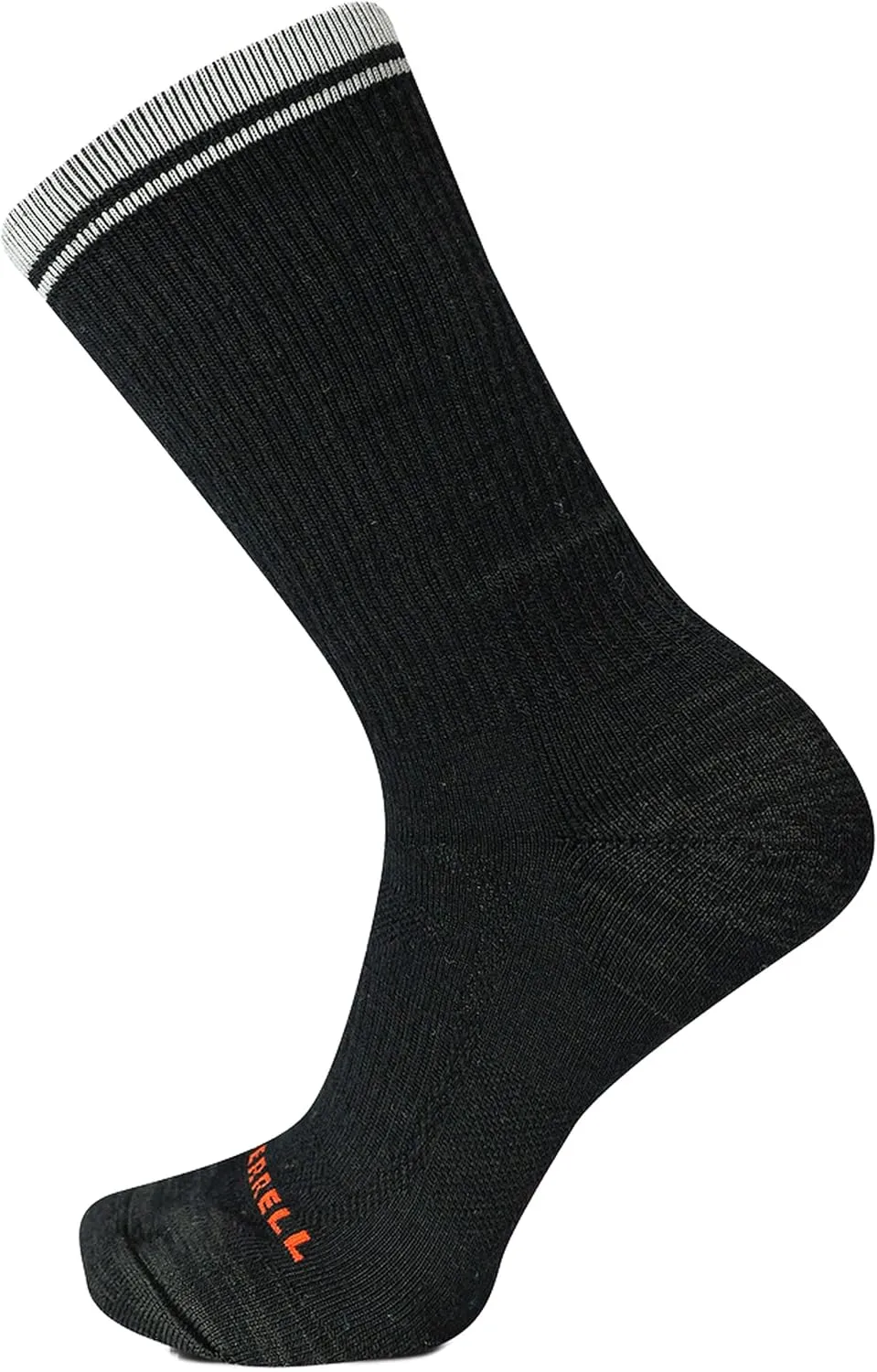 Merrell unisex-adult Zoned Lightweight Cushion Wool Hiking Crew Socks 1 Pair Pack Unisex Arch Support