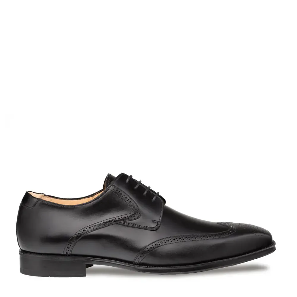 Mezlan Tasso 21315 Black Genuine Wing Tip Derby Oxfords