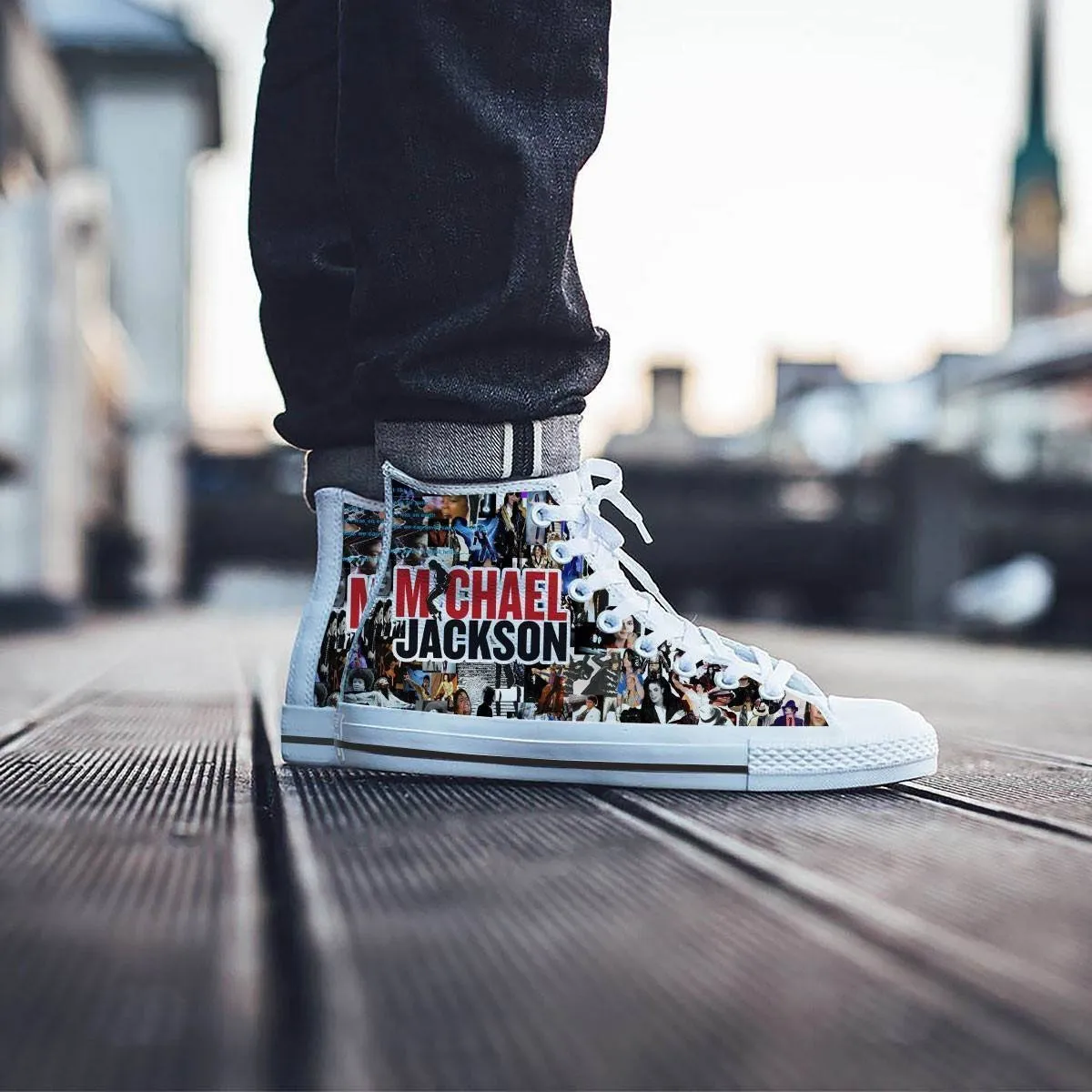 michael jackson mens high top sneakers high top