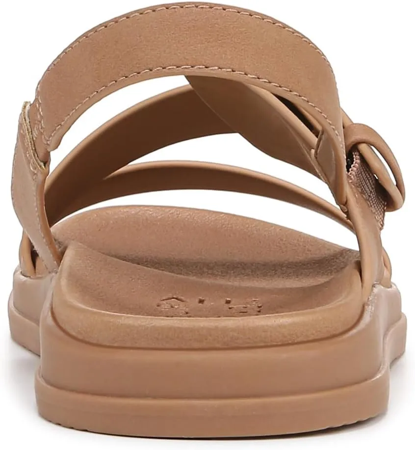 Naturalizer Womens Hope Strappy Slingback Flat Sandal