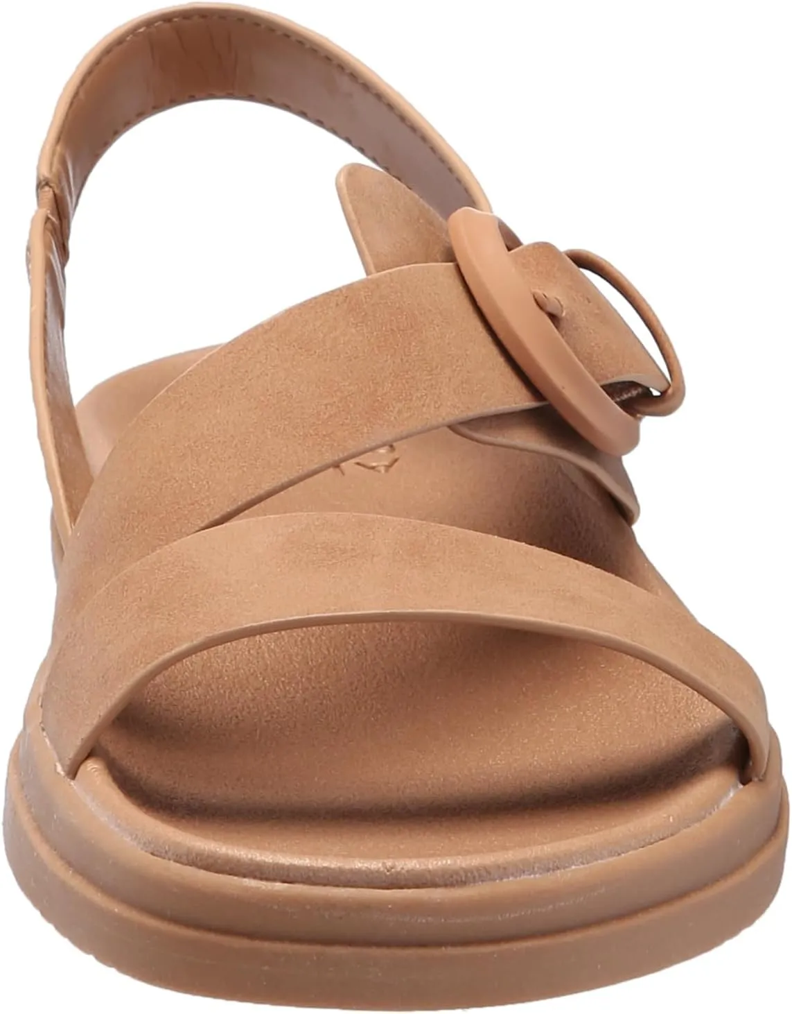 Naturalizer Womens Hope Strappy Slingback Flat Sandal
