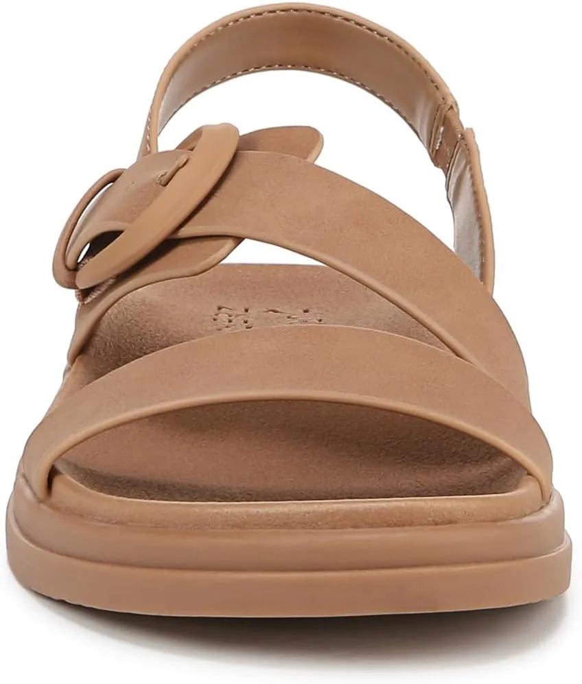 Naturalizer Womens Hope Strappy Slingback Flat Sandal
