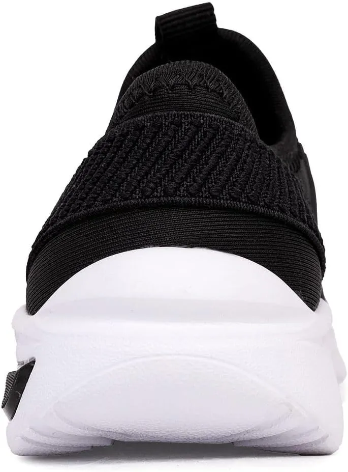 Nautica Kids Athletic Slip-On Sneakers - Comfortable Bungee Running Shoes for Boys and Girls - Stylish and Supportive Footwear for Active Kids (Big Kid/Little Kid/Toddler)