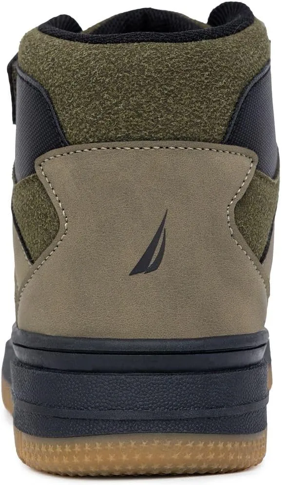 Nautica Kids Sneaker: Lace-Up Fashion Shoe with Boot-Like High Top Design for Boys and Girls (Big Kid/Little Kid Sizes) - Horizon