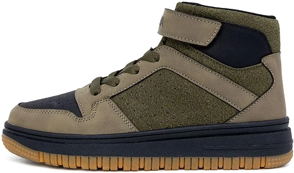Nautica Kids Sneaker: Lace-Up Fashion Shoe with Boot-Like High Top Design for Boys and Girls (Big Kid/Little Kid Sizes) - Horizon