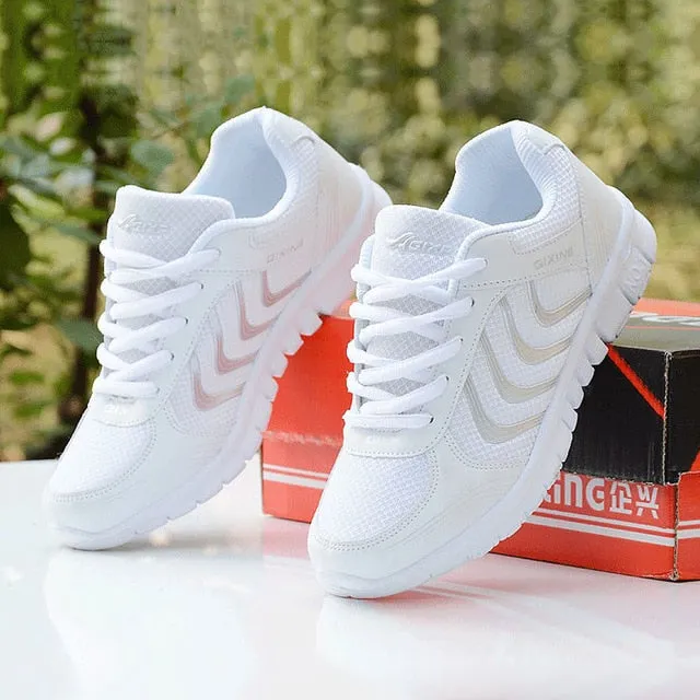 New Arrivals fashion tenis feminino light breathable mesh shoes