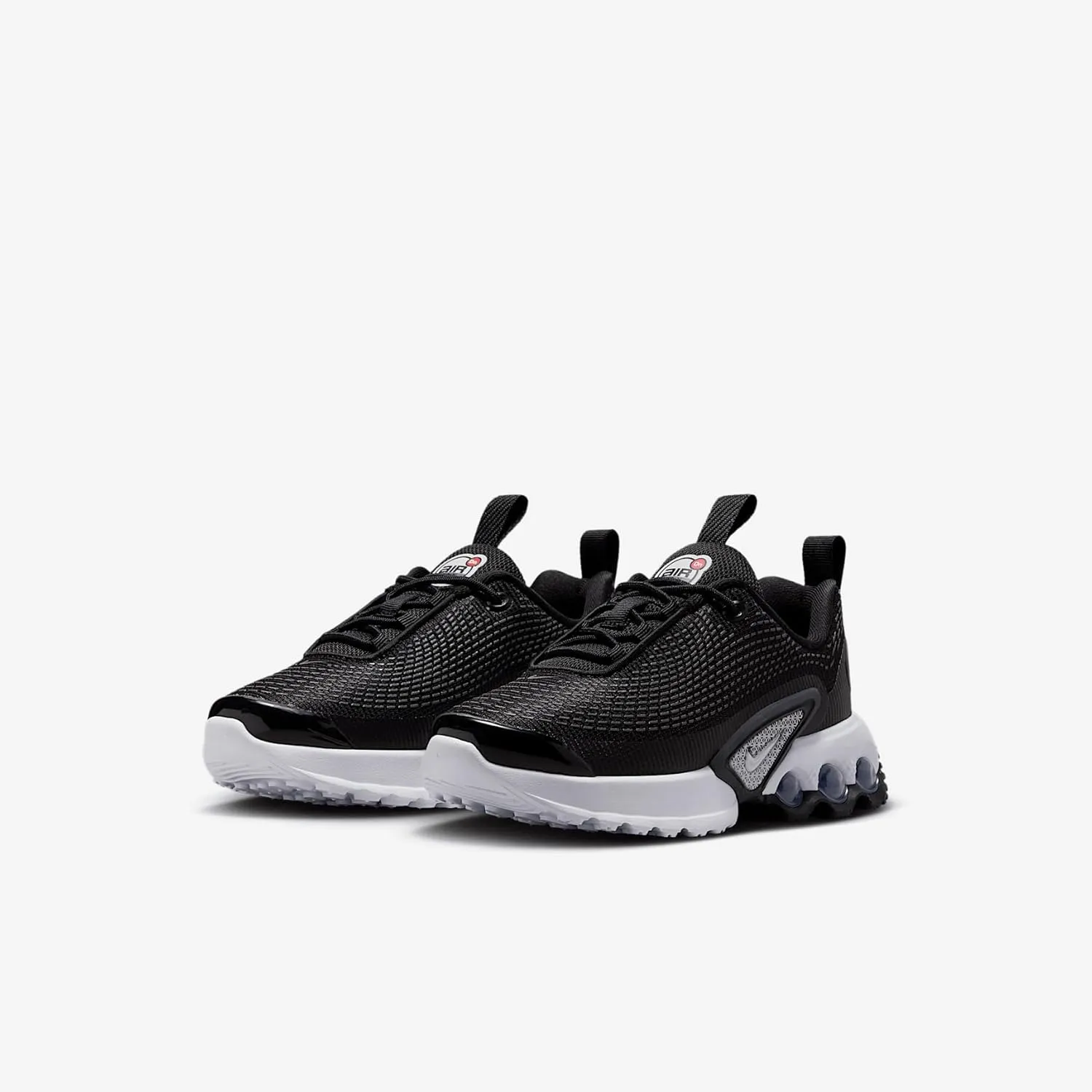 Nike Air Max Dn Little Kids' Shoes (FN4453-007, Black/Dark Grey/Black/White)