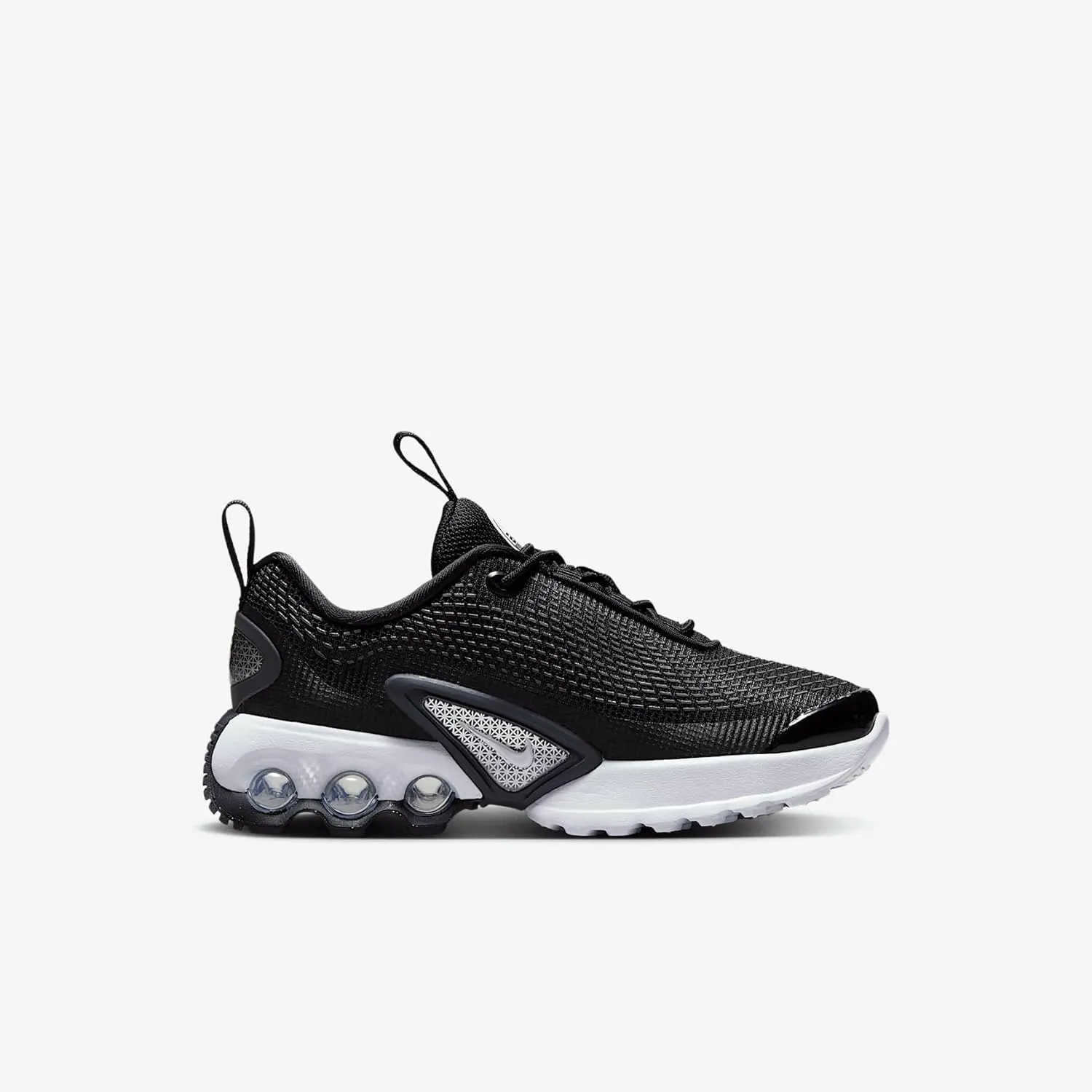 Nike Air Max Dn Little Kids' Shoes (FN4453-007, Black/Dark Grey/Black/White)