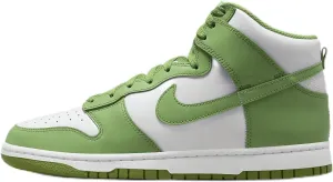 Nike Dunk High Retro Men's Shoes (DV0829-101, White/White/Chlorophyll) Size 6.5