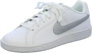 Nike Women's Low-Top Sneakers Tennis Shoes, White Metallic Silver, 11