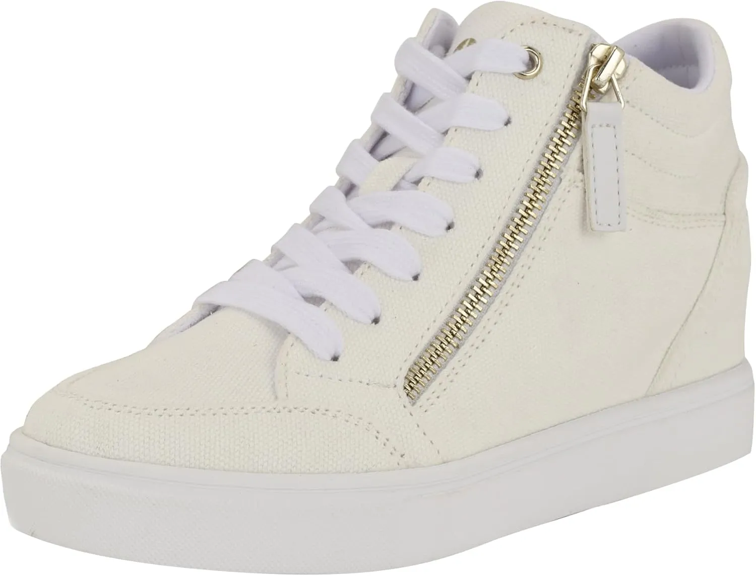 Nine West Women's Tons High Top Hidden Wedge Sneaker