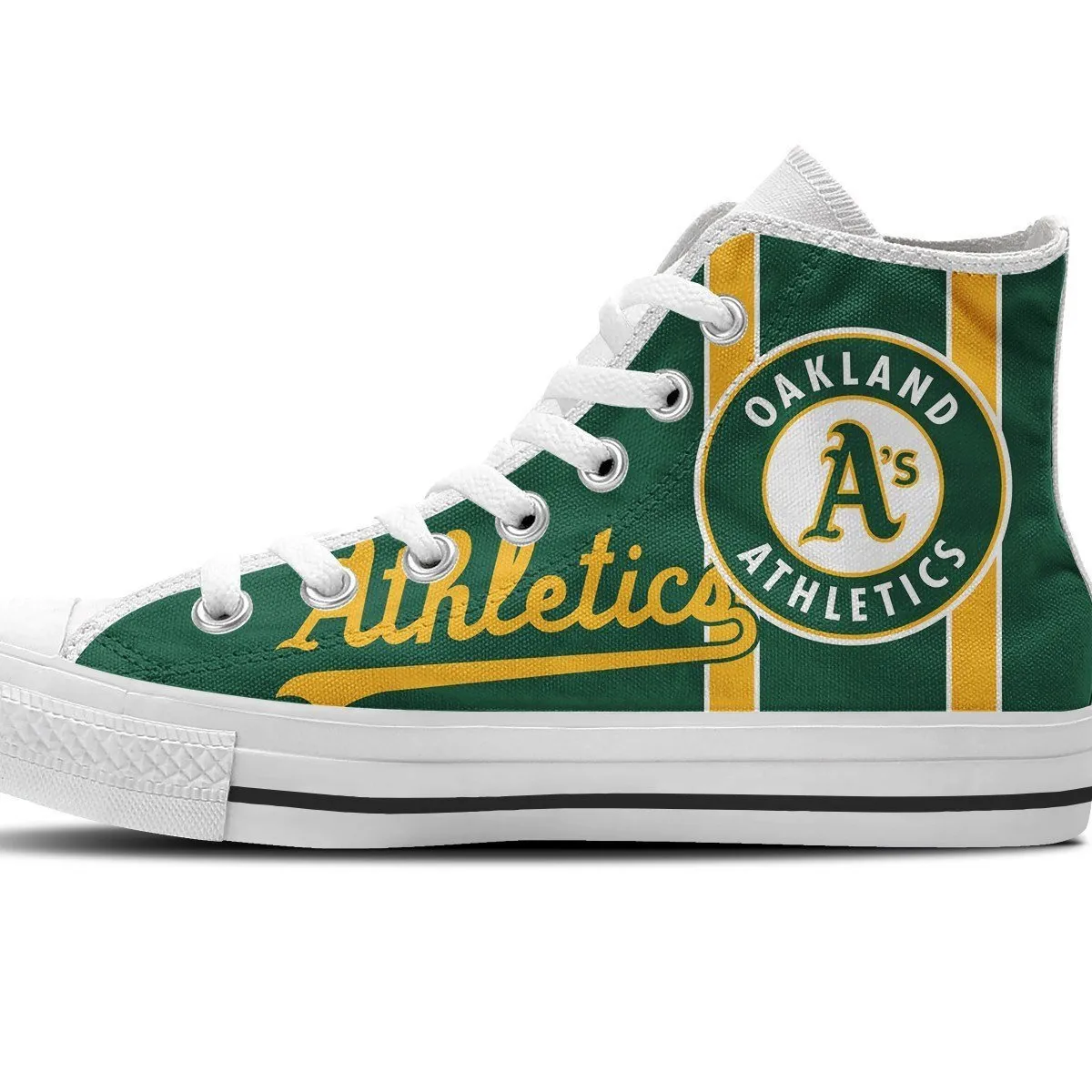 oakland athletics ladies high top sneakers