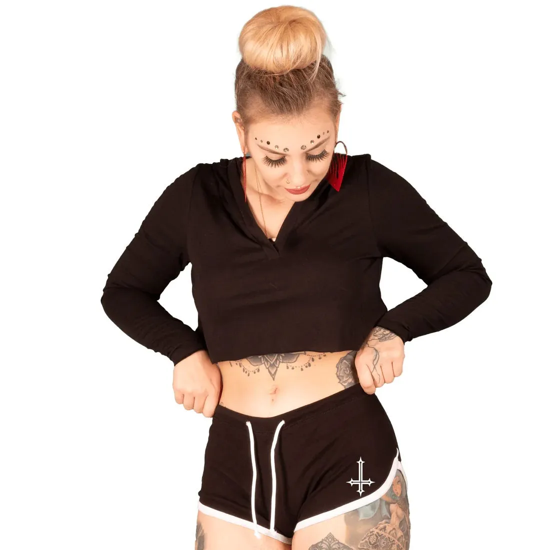 Occult Sinner Black Dolphin Hot Shorts