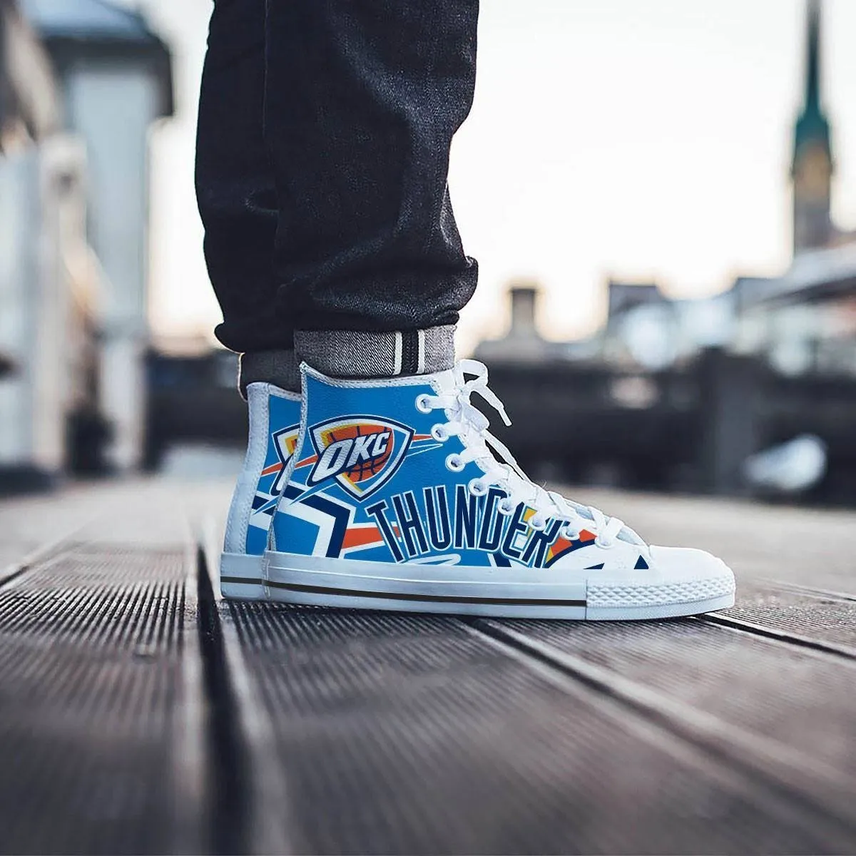 oklahoma city thunder mens high top sneakers high top