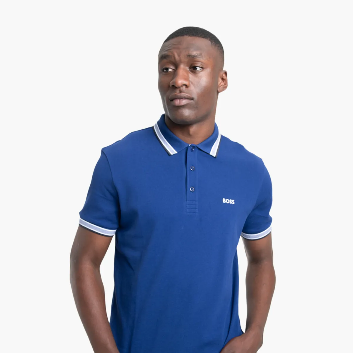 Paddy Polo Shirt In Cotton Pique With Logo Undercollar