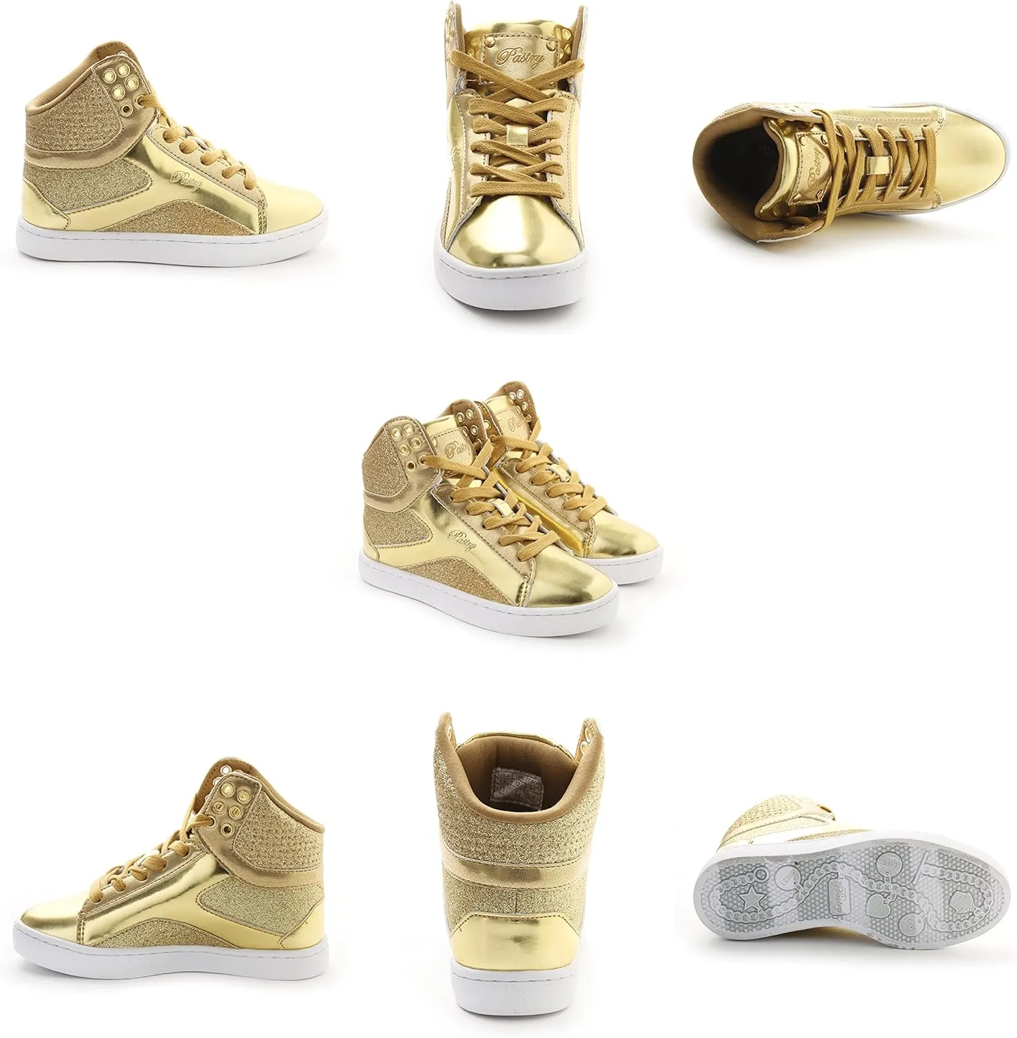 Pastry Pop Tart Glitter High-Top Sneaker & Dance Shoe for Women