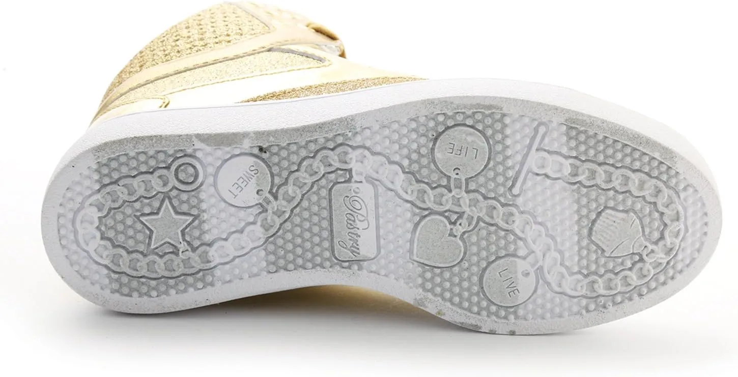 Pastry Pop Tart Glitter High-Top Sneaker & Dance Shoe for Women