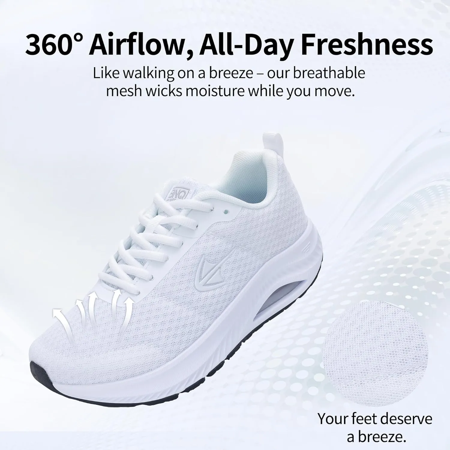 PERSOUL Women's Wide Toe Box Walking Shoes with Arch Support for Plantar Fasciitis Comfort Tennis Wide Width Athletic Footwear US 6-11