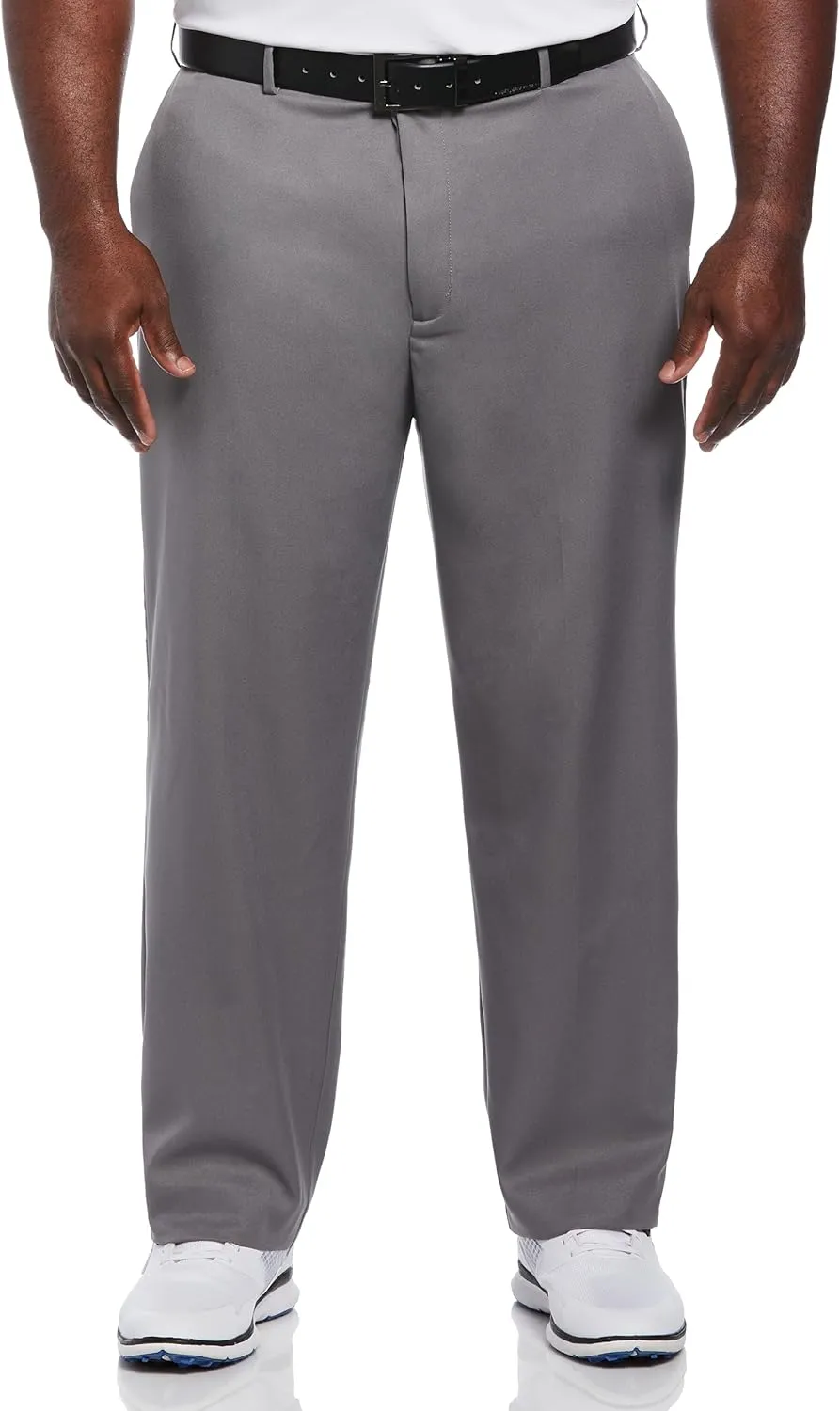 PGA TOUR Men's Golf Pants with Expandable Waistband, Flat Front, Moisture-Wicking, Sun Protection, Stretch Lightweight Twill