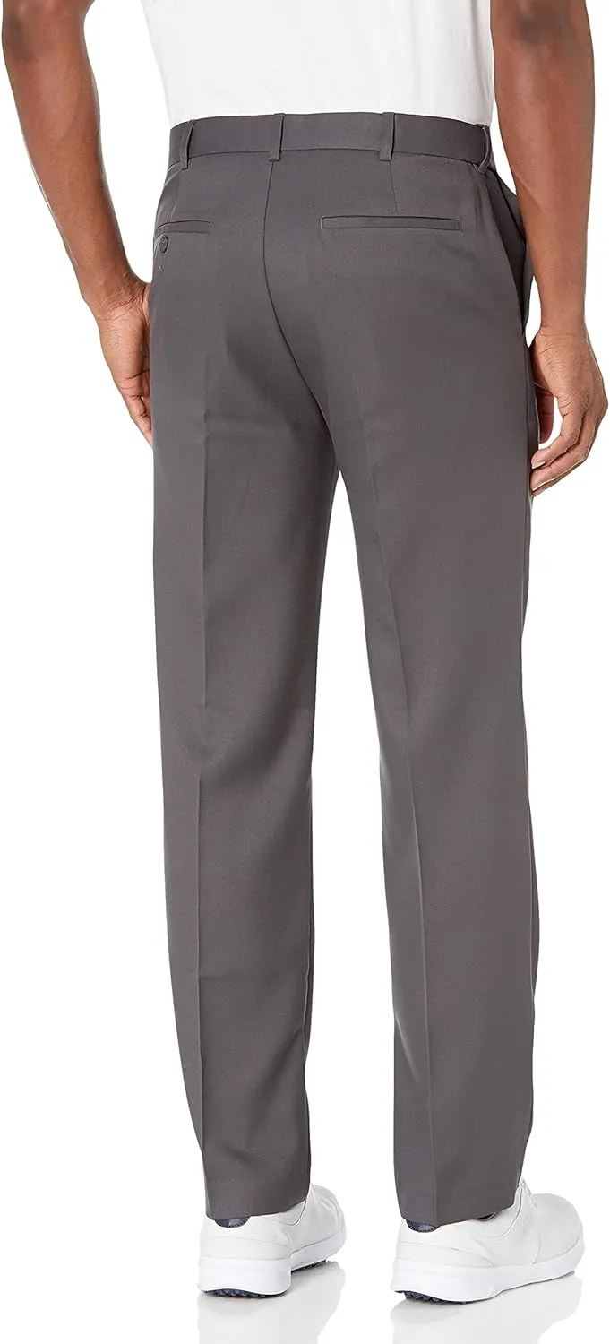 PGA TOUR Men's Golf Pants with Expandable Waistband, Flat Front, Moisture-Wicking, Sun Protection, Stretch Lightweight Twill