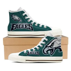 philadelphia eagles mens high top sneakers high top