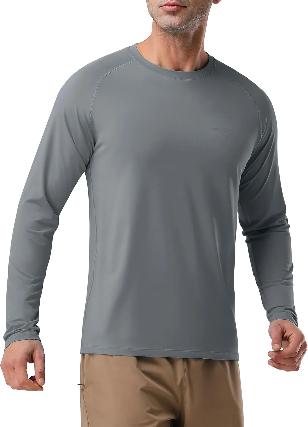 Pioneer Camp Men's Sun UV Protection SPF Shirts UPF50  Rash Guard Long Sleeve Lightweight Hiking Quick Dry Running Swim Shirt