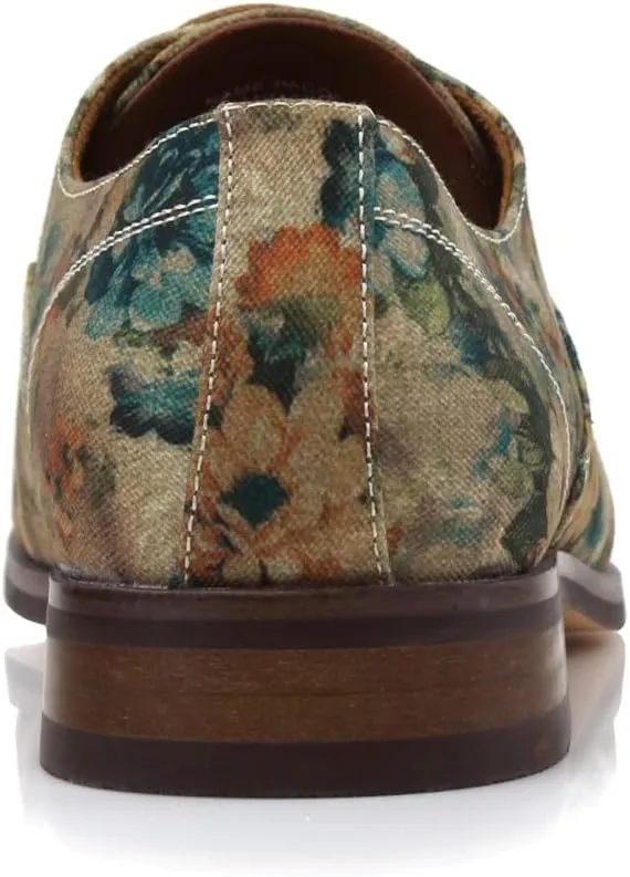 Polar Fox Men Casual Low-Tops Lace up Derby Dress Shoes