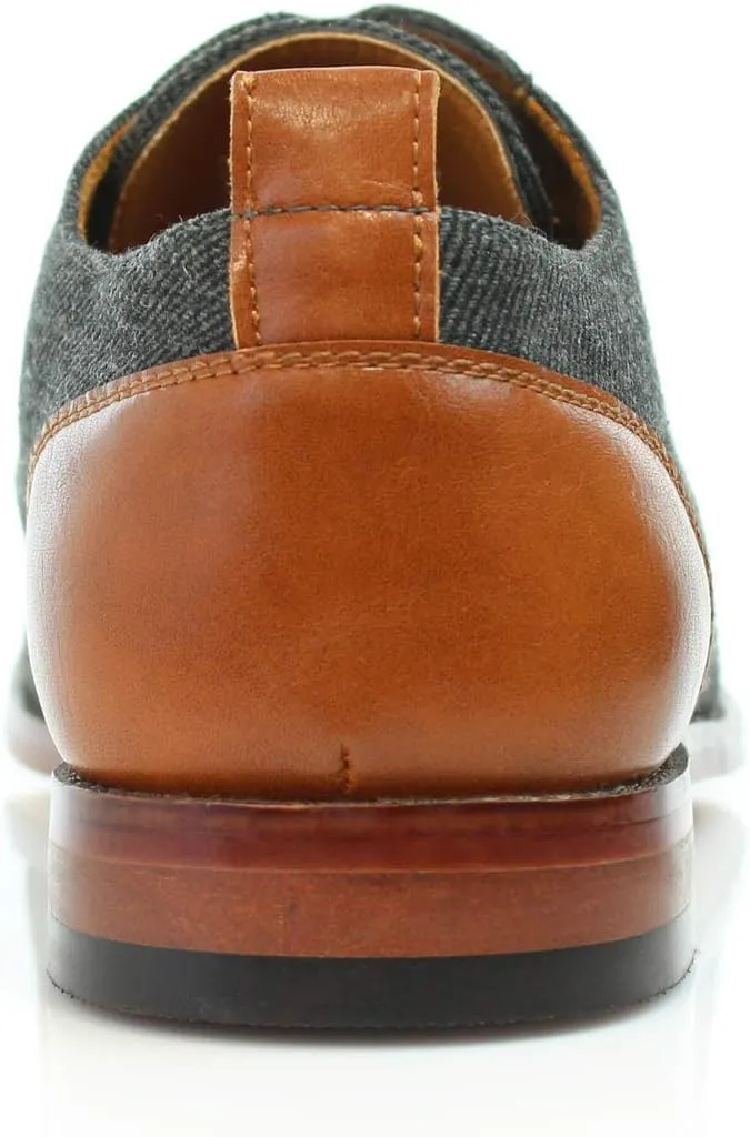 Polar Fox Men Casual Low-Tops Lace up Derby Dress Shoes