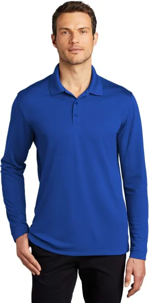 Port Authority Dry ZoneUV Micro-Mesh Long Sleeve Polo