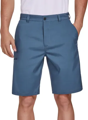 PULI Men's Golf Hybrid Dress Shorts Casual Summer Stretch Flat Front Lightweight Hiking Shorts Quick Dry with Pockets