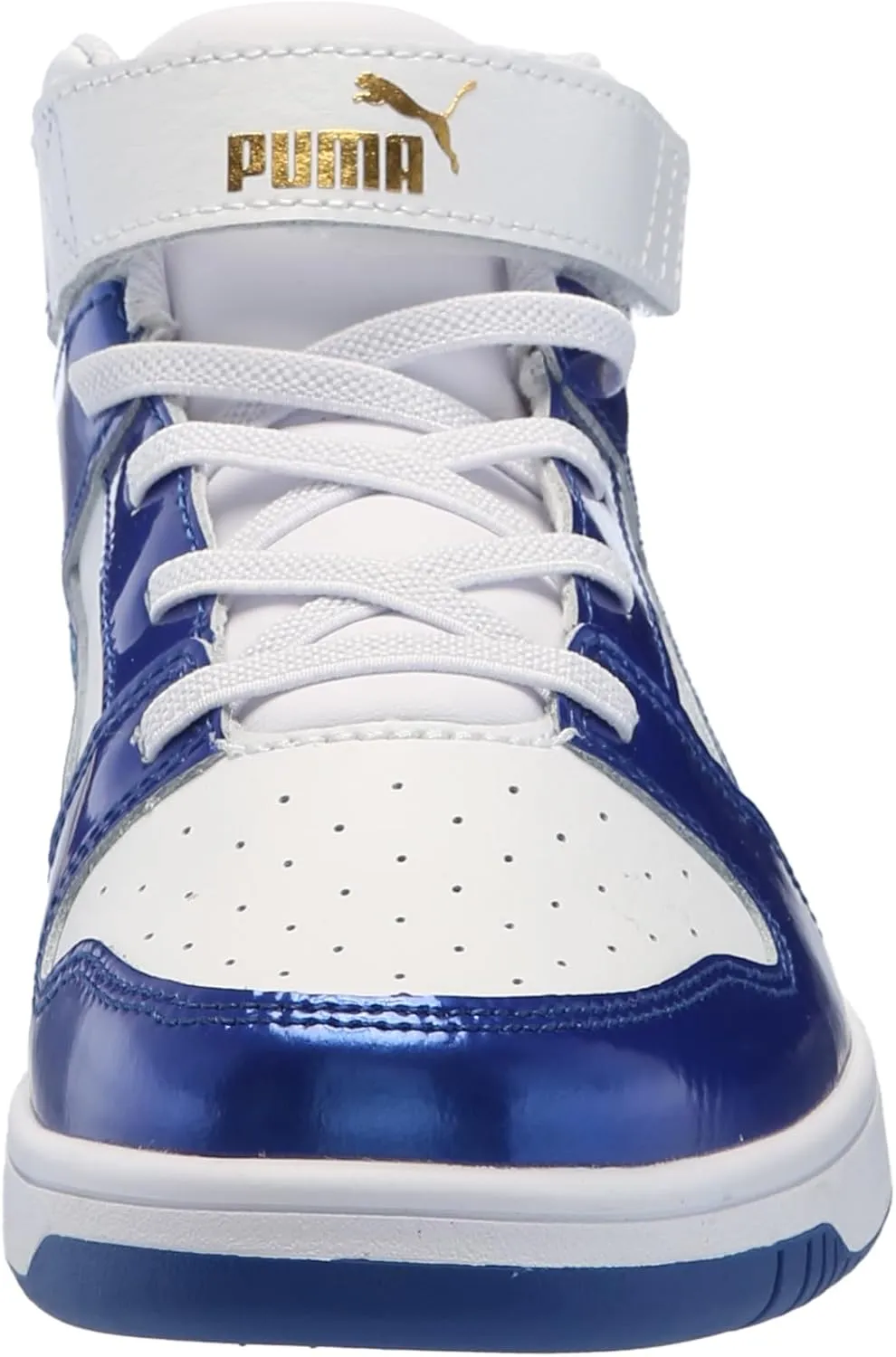 PUMA Unisex-Child Rebound Layup Synthetic Leather Hook and Loop Sneaker
