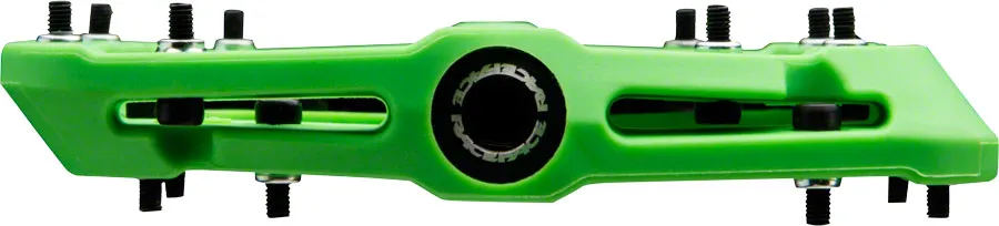 RACE FACE CHESTER COMPOSITE PLATFORM PEDAL: 9/16'' GREEN