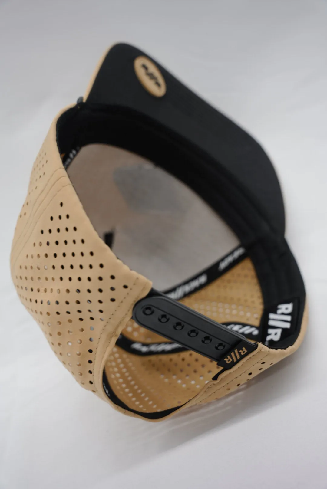 RACE // READY Tan Flat Bill Hat