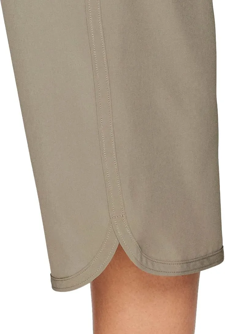 RBX Active Women's Relaxed Fit Lightweight Quick Drying Stretch Woven Pants with Pockets