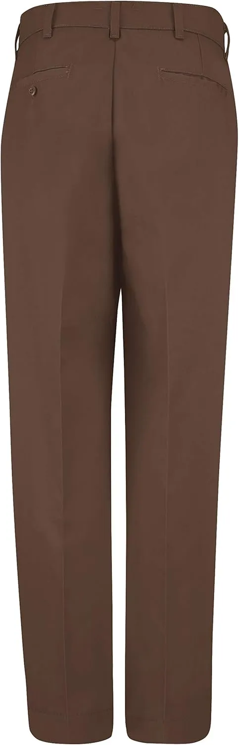 Red Kap Men's Stain Resistant, Flat Front Work Pants
