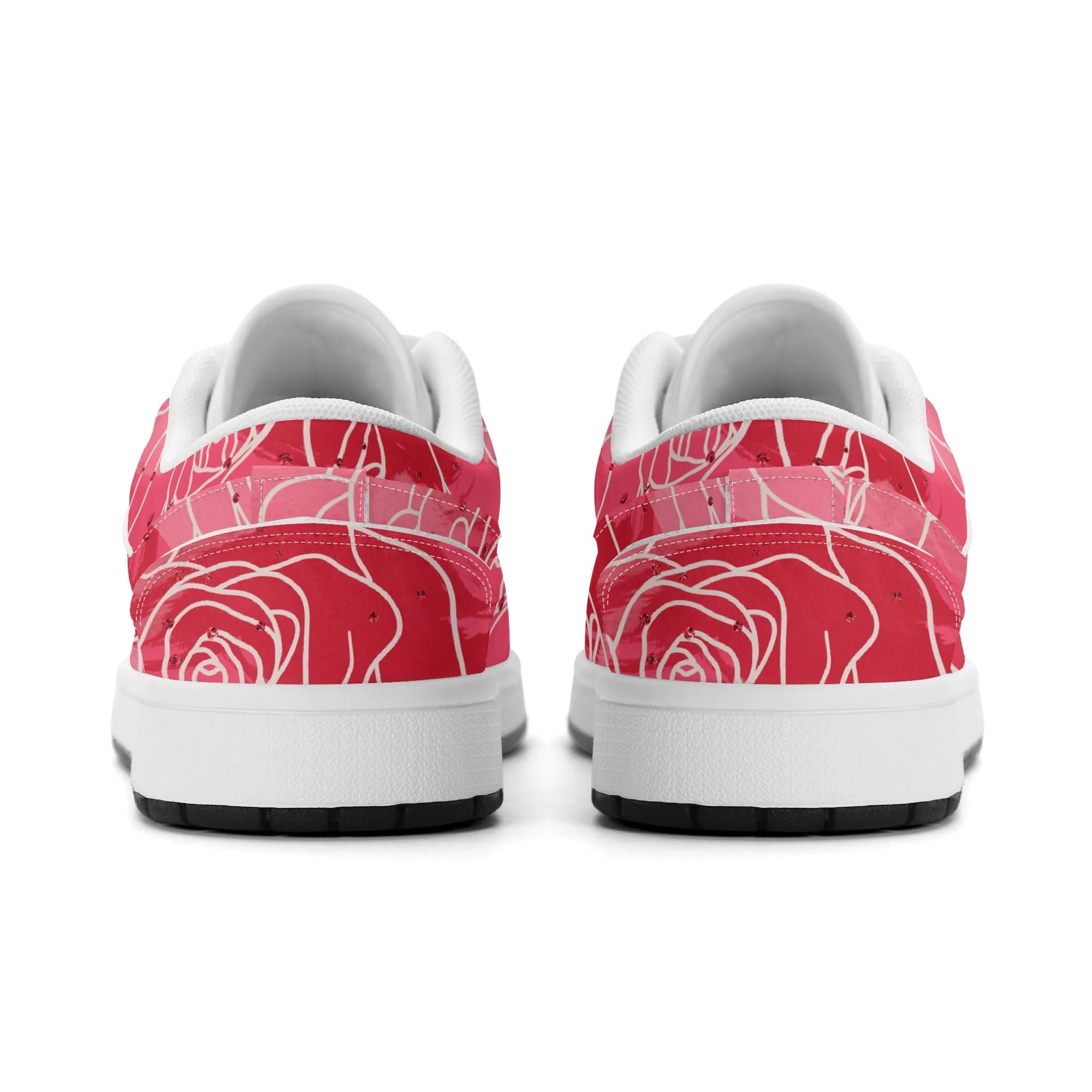 Red Rose Low Top Leder Sneaker für Herren