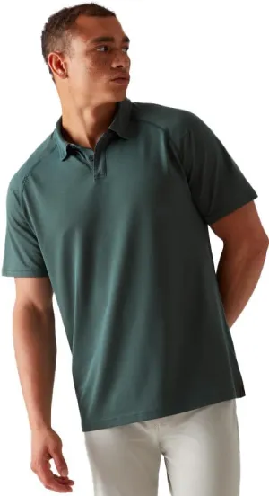 Rhone Delta Pique Mens Polo, Golf Shirts for Men, Anti Odor, Moisture Wicking Lightweight Polo Shirts
